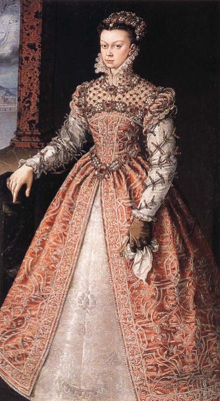 SANCHEZ COELLO, Alonso Isabella of Valois,Queen of Span Germany oil painting art